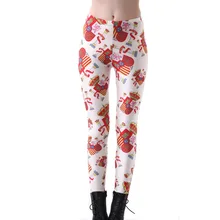 Эластичные повседневные штаны с 3D Цифровым принтом, Испанский флаг, женские леггинсы, 7 размеров, одежда для фитнеса