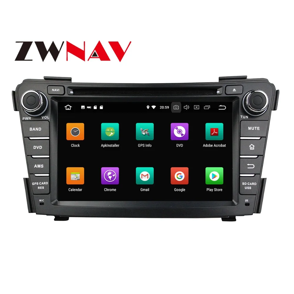 Perfect Android 9.0 8 Core Car DVD Player GPS Head Unit HD for HYUNDAI I40 I-40 2011 2012 2013 2014 2015 2016 multimedia stereo auto 3