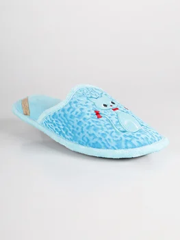 

AMIX Slippers with cats embroidered