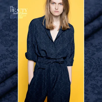 

Sand washing jacquard cotton fabrics Jacquard fabric for sewing dresses retro fashion DIY cotton cloth free shipping the cloth