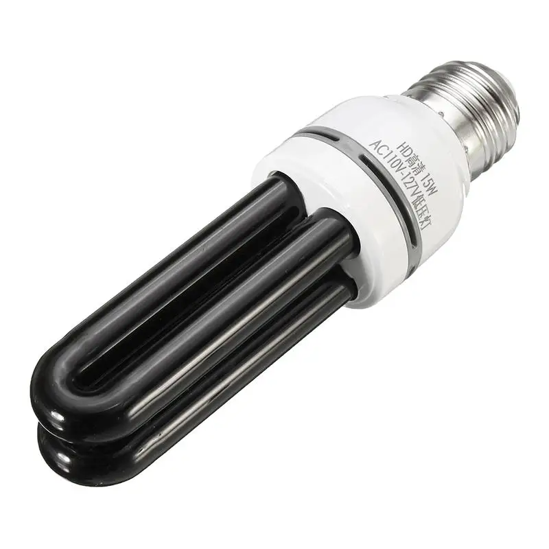 Smuxi E27 УФ бактерицидные лампы светильник лампа ультрафиолетовая лампа CFL 15/20/40 Вт черный, лампа-ловушка для фиолетовый стерилизаторы лампа 365NM AC110V-127V