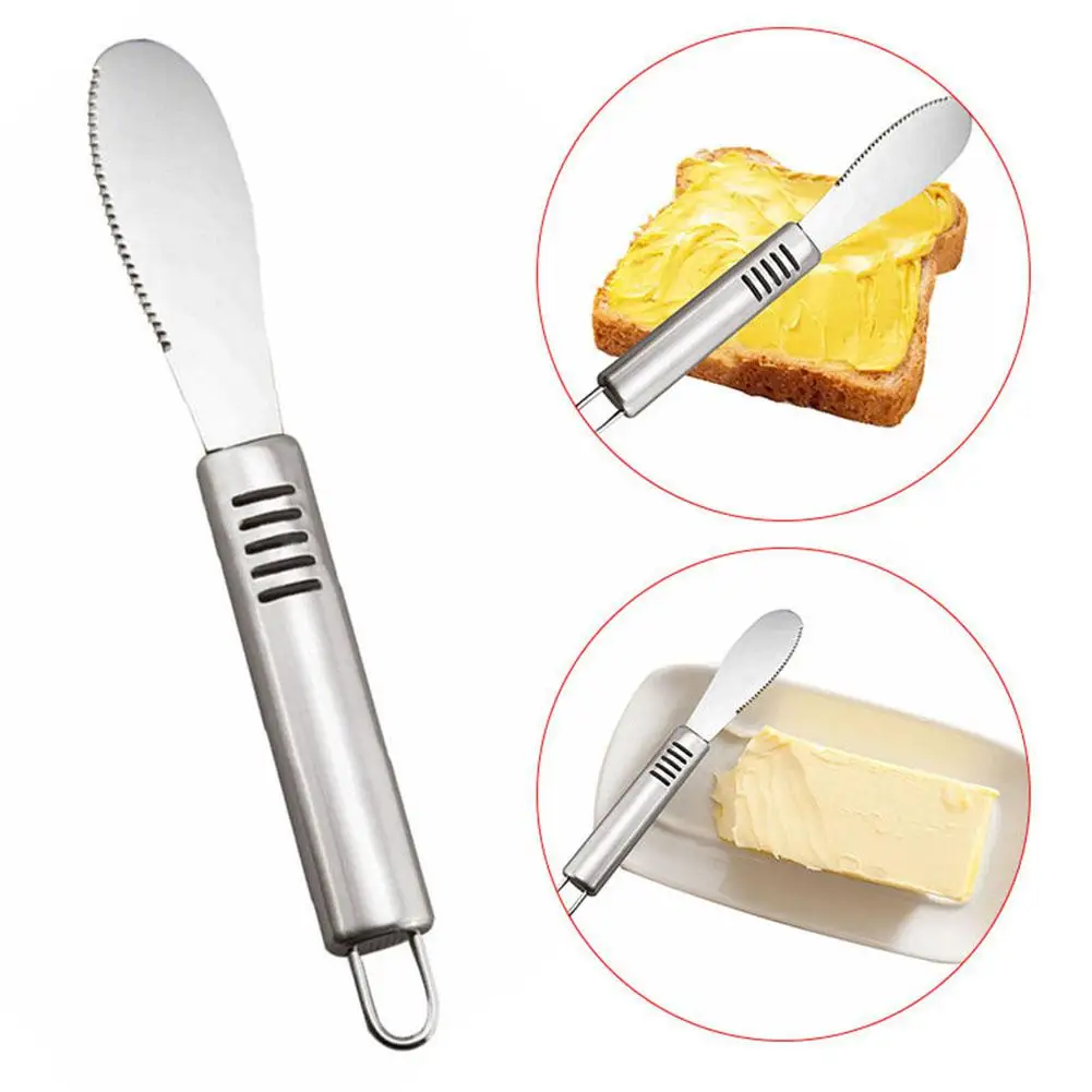 LumiParty Useful Sandwich Spreader Butter Knife Cheese Serrated Knives