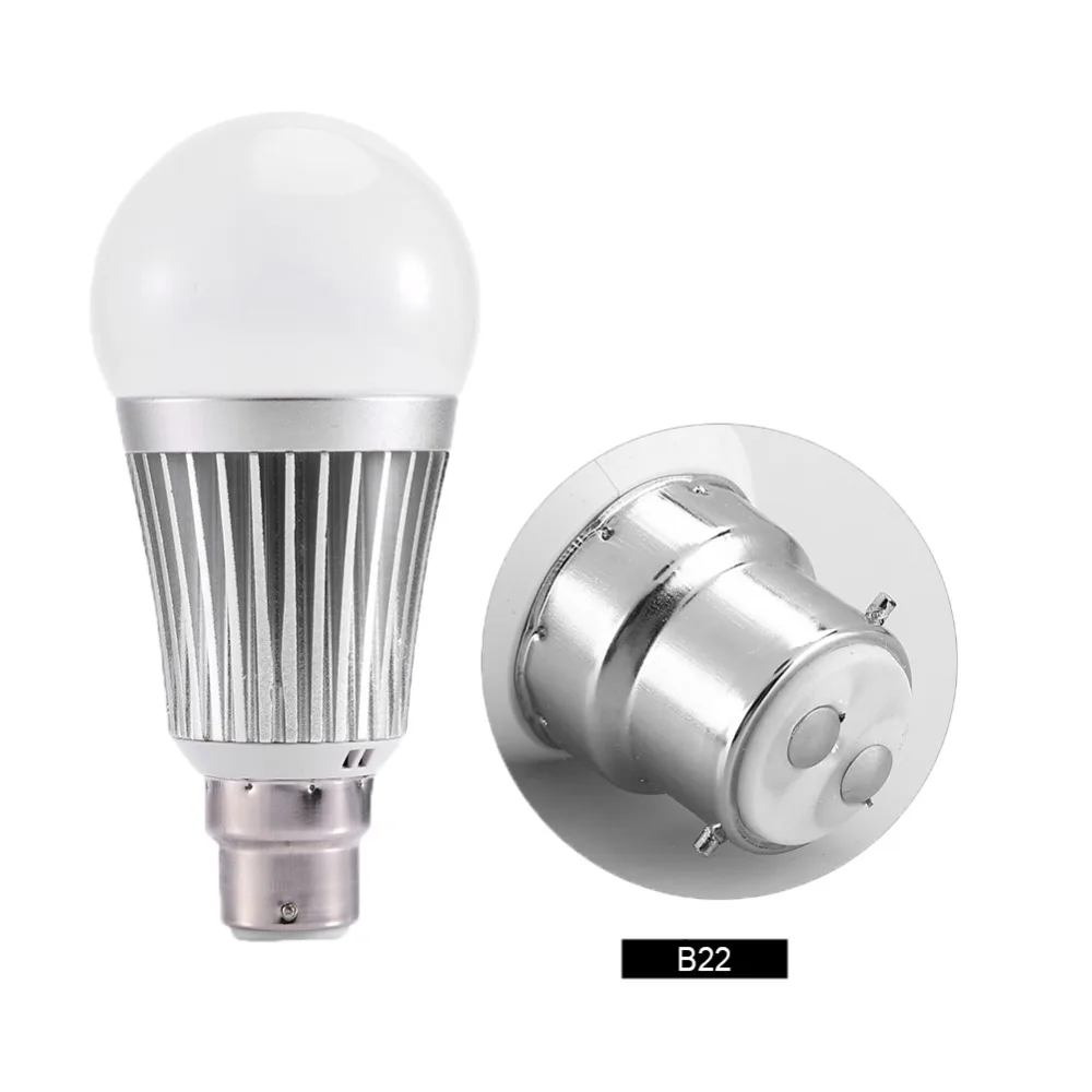 Fcmila WIFI Smart LED Bulb led Lights 7W E27 E26 E14 B22 Lamps Lighting Compatible Google Assistant BTZ1