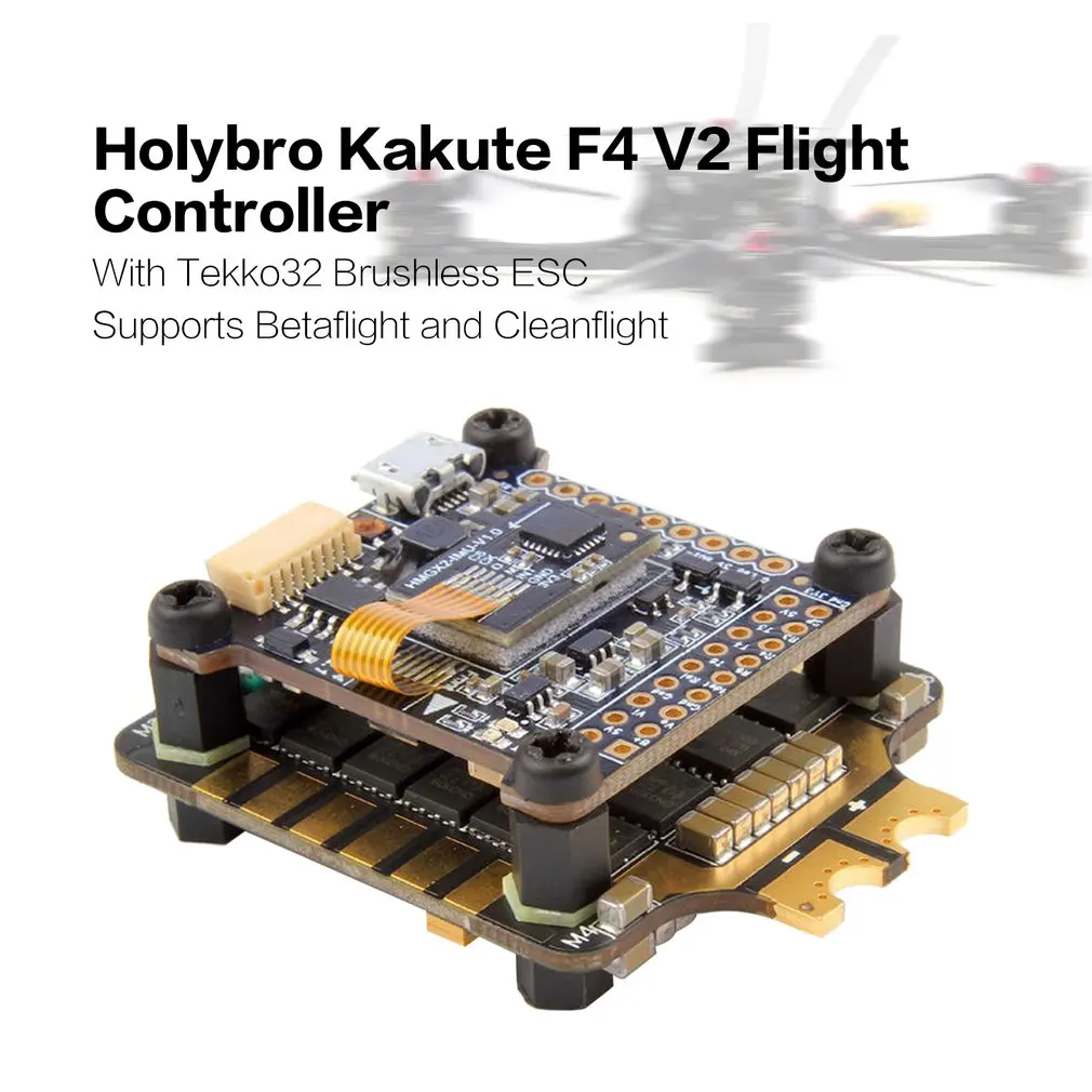 

Hot Holybro Kakute F4 V2 Flight Controller Tekko32 35A 4 In 1 Blheli 32 3-6S Brushless ESC for RC Multirotor FPV Racing Drone