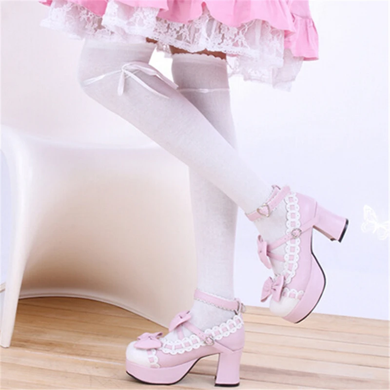 

Women Ladies Female Autumn Winter Solid Color Over The Knee Thigh High Long Socks 0185