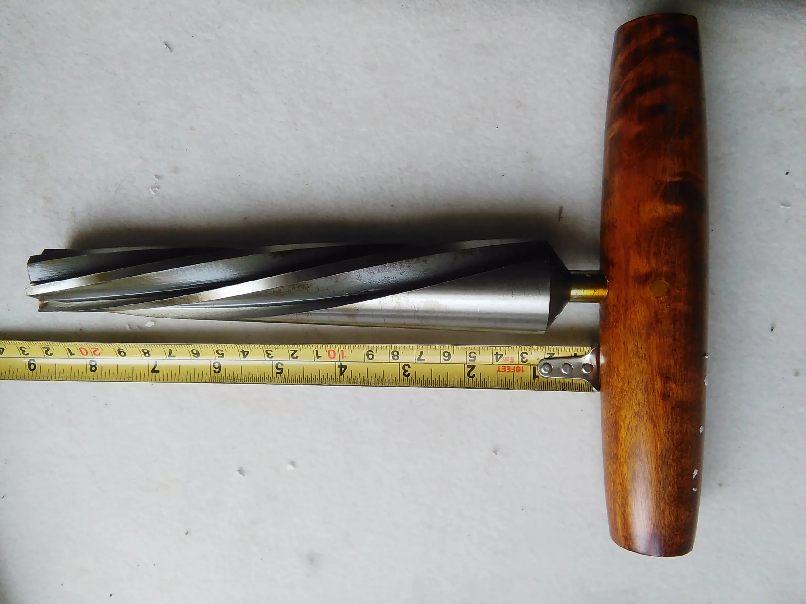 1 Pc Big Double Bass End Pin Reamer Spiral Reamer Luthier Tools Bass