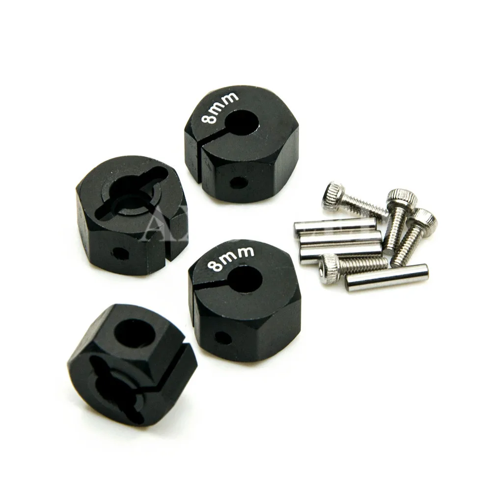 adaptadores e pinos liga metal para 1:10 rc rodas de carro aro