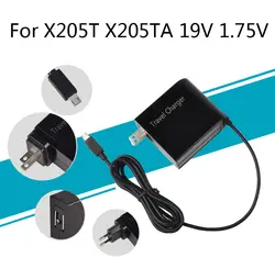 Качество 19 в 1.75A 33 Вт адаптер переменного тока Latpop питание кабель Plug стены зарядное устройство для ASUS eeebook X205T X205TA (AU ЕС, США или