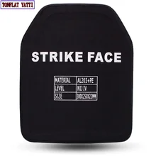 2018 New 2.6kg Light Weight Alumina & PE NIJ IV Bulletproof Panel/ Al2o3 NIJ 4 Stand Alone Ballistic Panel/ NIJ level 4 Plates