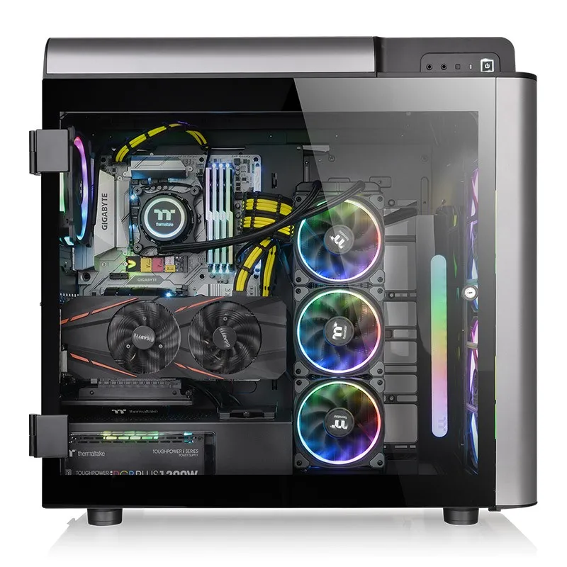 Tt Level 20 GT RGB PLUS полное шасси башни (4 закаленное стекло/Модульная