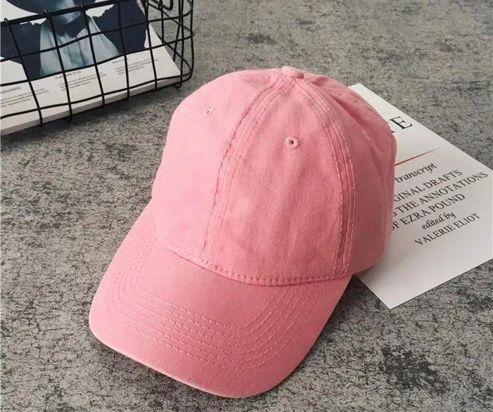 COKK, мытая Хлопковая женская Бейсболка, Snapback, головные уборы для мужчин и женщин, шапка для папы, Женская кепка, Casquette, Кепка в стиле хип-хоп,, Bone, мужские головные уборы - Цвет: Pink