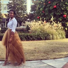 Черная юбка из тюля для девочек спереди короткая сзади длинные женские юбки Saias на заказ Юбки Женская куртка многослойная