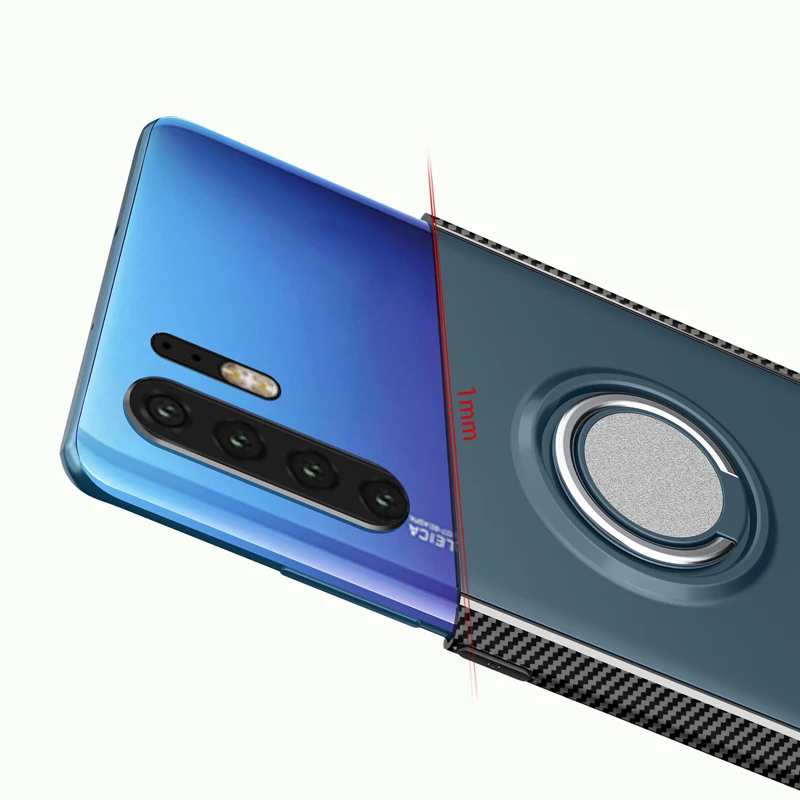 Для huawei P30 Pro Lite чехол из армированного волокна 3в1 кольцо на палец для huawei P30Pro P 30 30Pro кронштейн Fundas Магнитный чехол-держатель