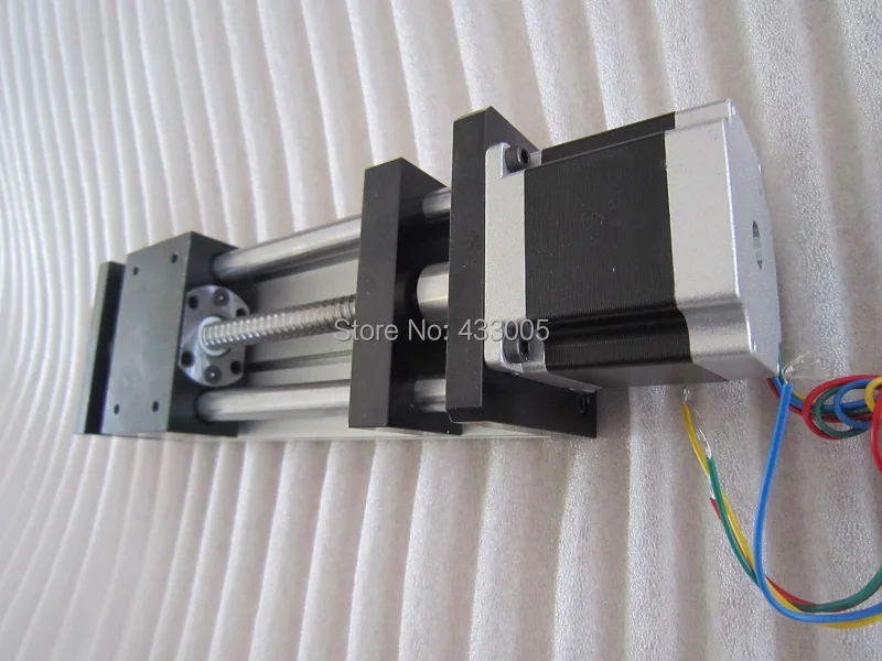 

CNC GGP 1610 ballscrew Sliding Table effective stroke 200mm Guide Rail XYZ axis Linear motion+1pc nema 23 stepper motor