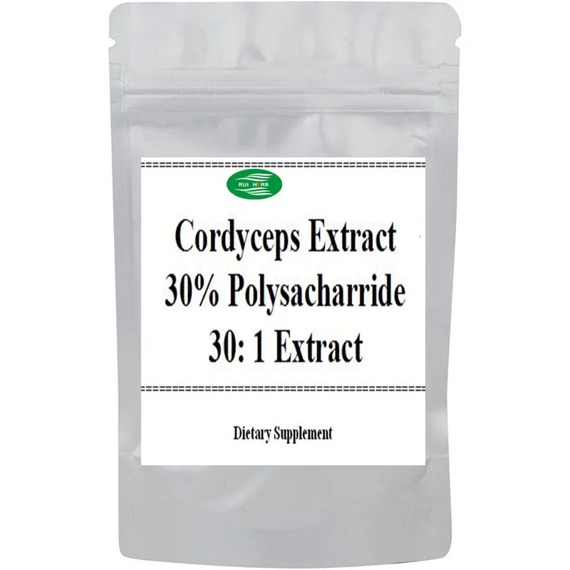 

Cordyceps Extract 30% Polysacharride Powder 500gram free shipping
