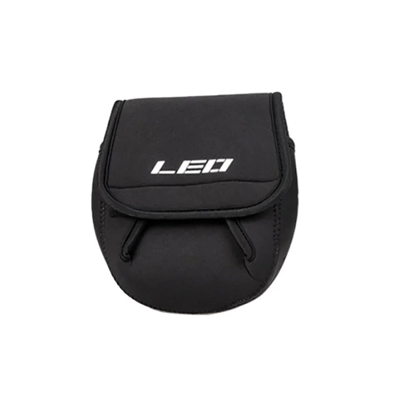 New Neoprene Fishing Reel Bag Protective Case Cover Pouch Storage Portable Spinning Reel Pouch Black Fishing Reel Bag S/M/L - Color: M