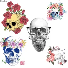 Prajna на заказ железная переводная наклейка для одежды ПВХ термовиниловая термопереводная наклейка Печать Череп патч Чили значок аппликация DIY