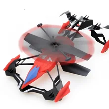 Мини Дрон на Ру с воздушно-наземным Радио беспроводной электрический пульт дистанционного управления вертолет Квадрокоптер игрушки
