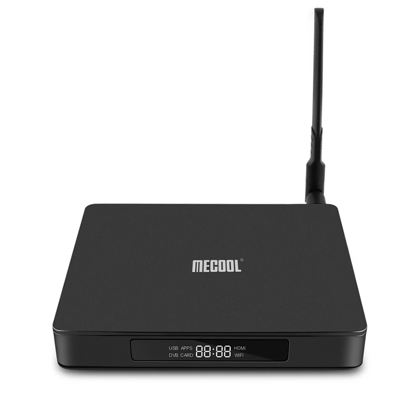 Mecool K6 DVB S2-T2-C Smart tv Box USB 3,0 Поддержка 2,4G 5G wifi 100 Мбит/с 4K VP9 2 Гб ram+ 16 Гб rom медиаплеер