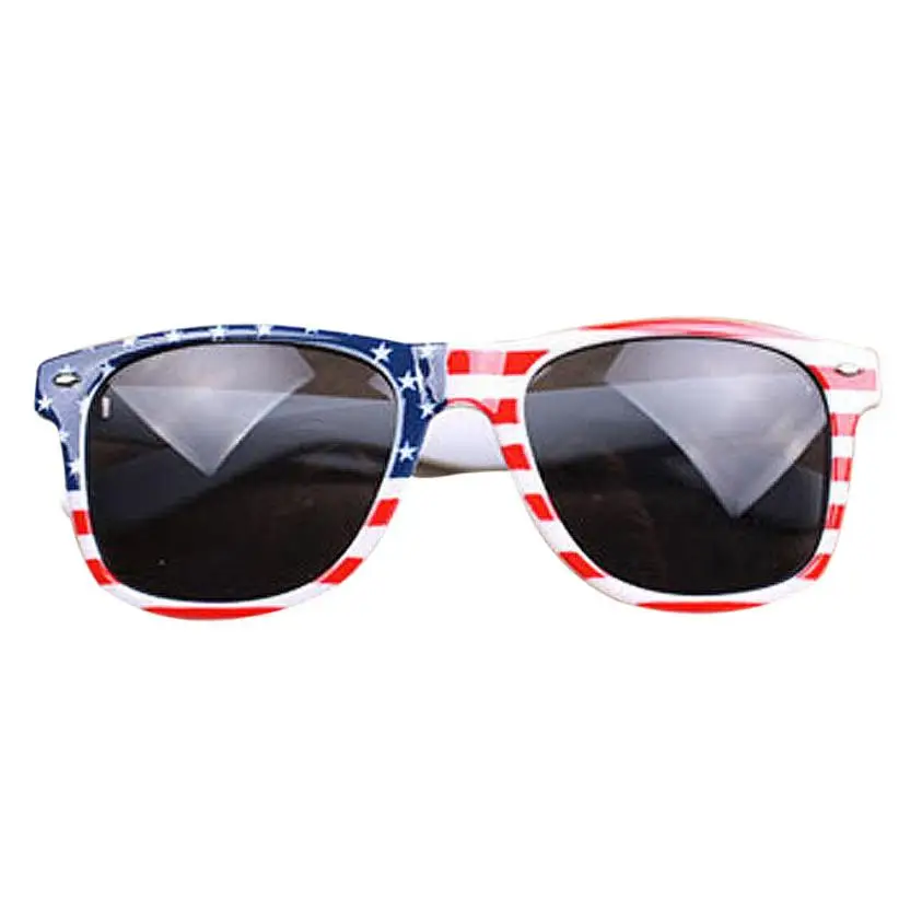 4 M Bicycle Vintage Square Novelty Mosaic Sun Glasses American Patriot