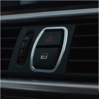 Металл Хром приборной панели автомобиля Даш Аварийные огни оповещения кнопочный переключатель блокировки дверей отделка кольцо крышки для BMW 5 серии F10 f18