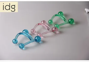 

200PCS The domestic portable mini massager H manual massage stick green PS material