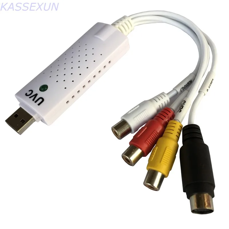 Простой видео конвертер захвата USB видео карта захвата, RCA конвертер USB для Windows, MAC, Linux OS