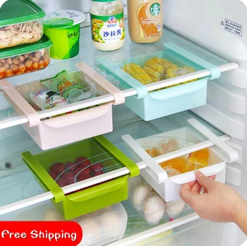 

Refrigerator Preservation Separator Layer Multi-purpose Storage Rack 2 Pieces/Lot Classification Refrigerator Drawer Storage Box