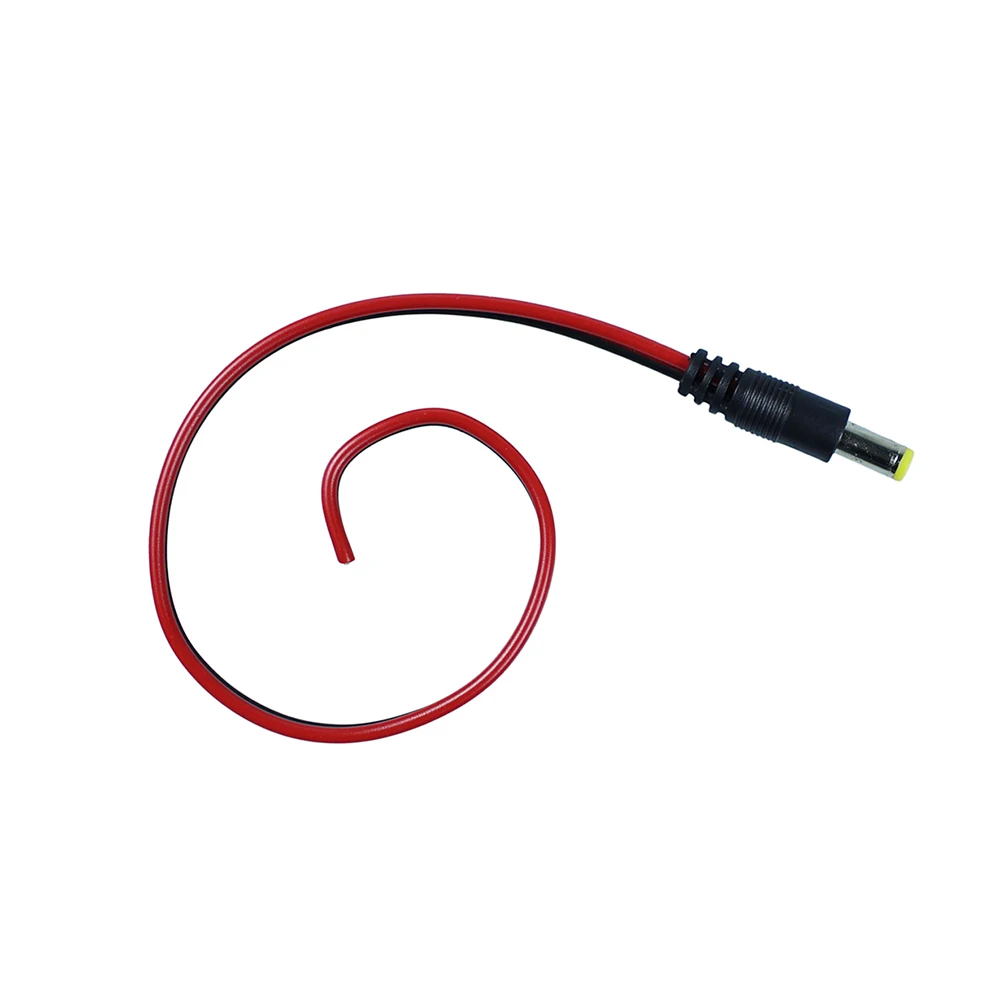 

LEEDSUN 10pcs/lot 5.5mm x 2.1mm Male DC Power Pigtail Charger Connector Cable 12V 30cm for CCTV Security Camera led strip