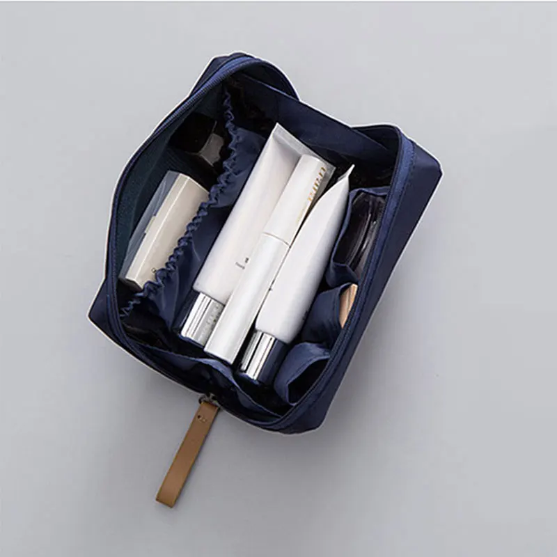  Wulekue Fashion Nylon Cosmetic Bag Small Women MakeUp Organizer Bag Waterproof Storage Bag Travel P
