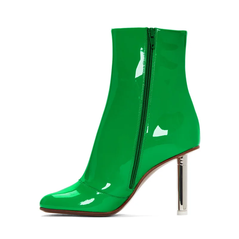 green boots for women