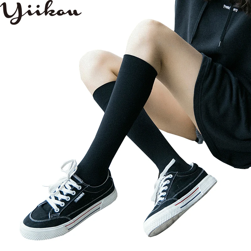 

Female knee-length stockings high tube stockings college wind calf stockings autumn winter half length long stockin