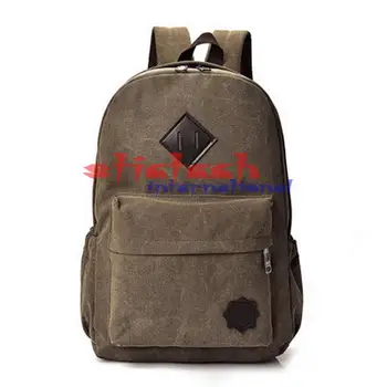 

by dhl or ems 10pcs Men Male Canvas College School Student Backpack Casual Rucksacks Travel Bag Mochila Bolsas Tassen