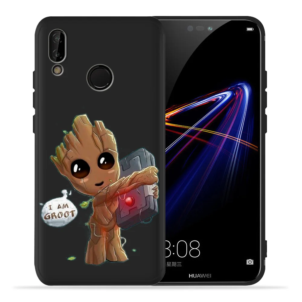 Для Huawei honor 8 lite 8C 8X чехол панда Хаски телефон Черный Силиконовый ТПУ для 9 Lite 10 Coque
