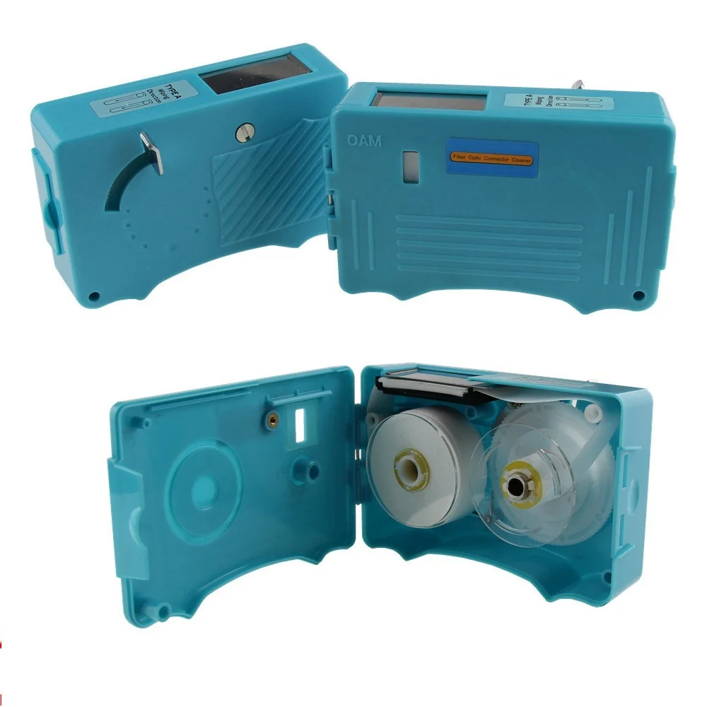 Free-Shipping-High-Quality-OAM-Fiber-Optic-Cleaner-LC-SC-FC-ST-E2000-Connector-Cassette-Cleaner (1)