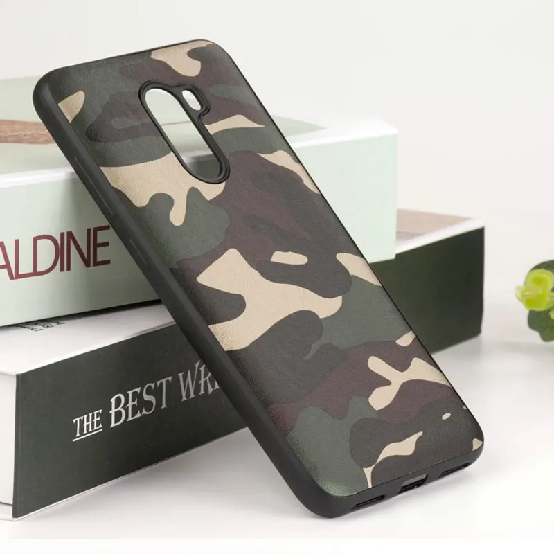 

AIORIA Camouflage case for Xiaomi Pocophone F1 soft TPU & pattern skin covers coque fundas for Xiaomi Pocophone F1