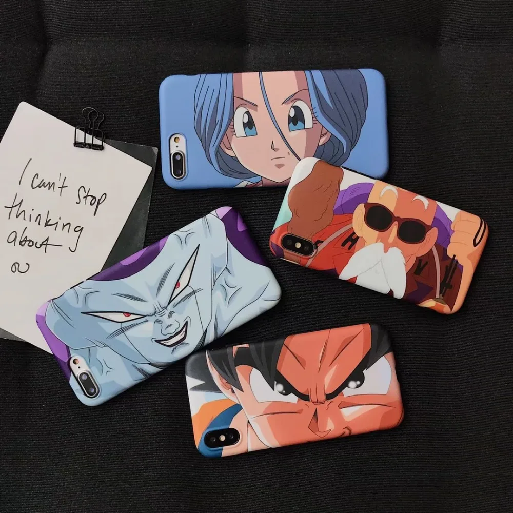 

Japanese street card cartoon dragon ball Phone case for iphone 6S plus 7 7plus 8 8plus X XS XR MAX Basketball sports Number 23