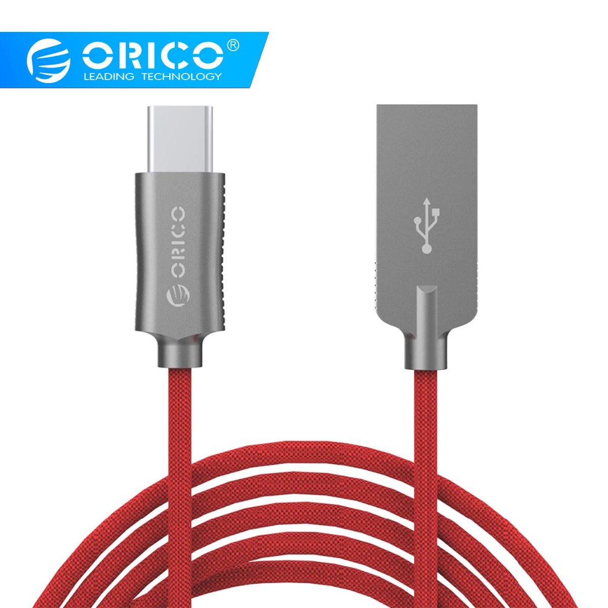 ORICO цинковый сплав Тип USB к c Высокоскоростной Sync & зарядный кабель для Huawei P9 MacBook LG