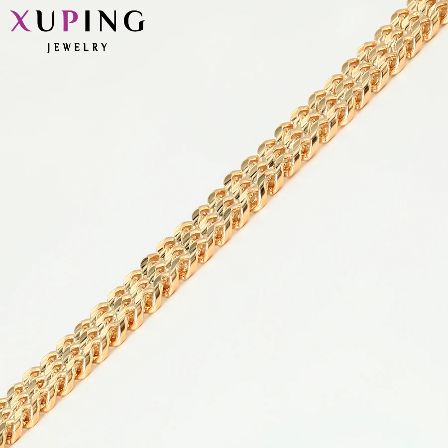 Xuping винтажные модные браслеты высокого качества Позолоченные дикие стиль для женщин мужчин Черная пятница подарок S104-75796