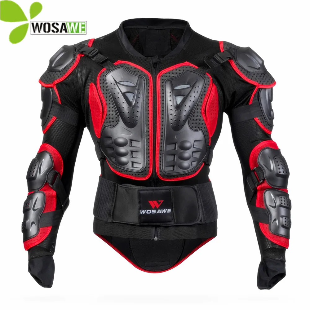 

WOSAWE Cycling Jackets Men Support Racing Chest Protector MTB Bike Armor Snowboard Motorcycle Motocross Downhill Windbreaker