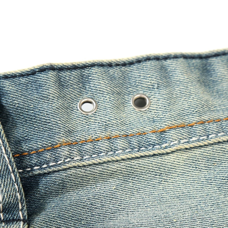 HMILY новые джинсы мужской классический брюки высокого качества Прямые мужские повседневные брюки плюс размер хлопковые джинсовые брюки светло-голубые джинсы