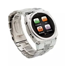 Neue Mode TW818B Bluetooth Smartwatch Edelstahl Smart Uhr Telefon Leben Wasserdicht Mit Sim Tf-karte MP3 MP4 Kamera