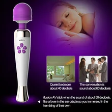 Adult toys G Spot Vibrators For Woman Quiet AV Magic Wand Massager USB Rechargeable Female Masturbator sex toys vaginal Stroker