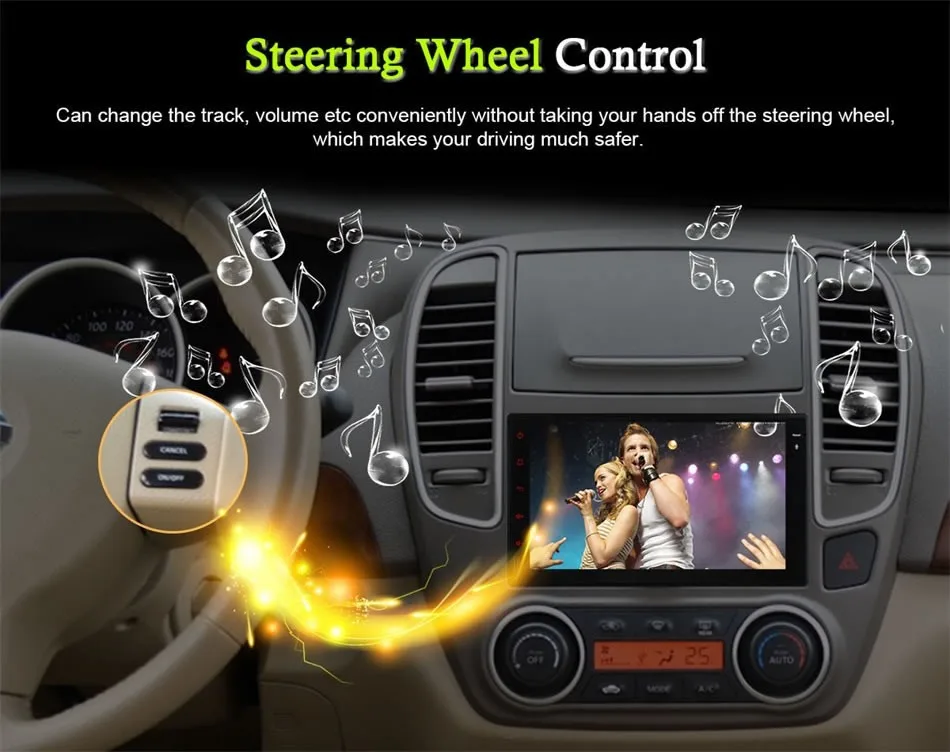 Excellent Eunavi 2 din Car DVD Android 6.0 2G RAM Support 4G LTE Network DAB+ DVR 7inch 1024*600 16G ROM 2 din Car Radio For Universal 8