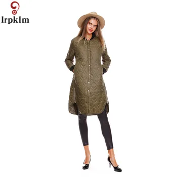 

2018 Ladies Long Winter Jackets Coat For Women Coats Down Cotton Clothing Jacket Korean Slim Over Wearing CH546