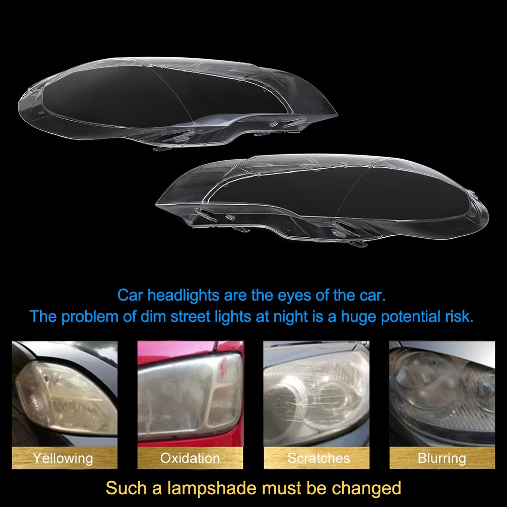 Автомобильный Стайлинг фар Прозрачная крышка объектива Прозрачная крышка лампы абажур фары Крышка для BMW X5 E70 2008-2013
