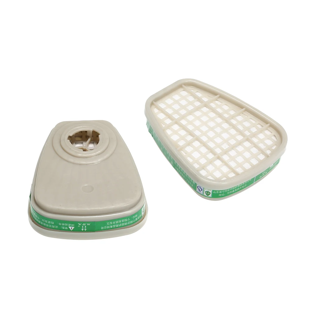

2Pcs Multi Gas/Vapor Cartridge Filter Cartridge Gas Mask Accessories Personal Protective Equippment for 6800 8200 Respirators