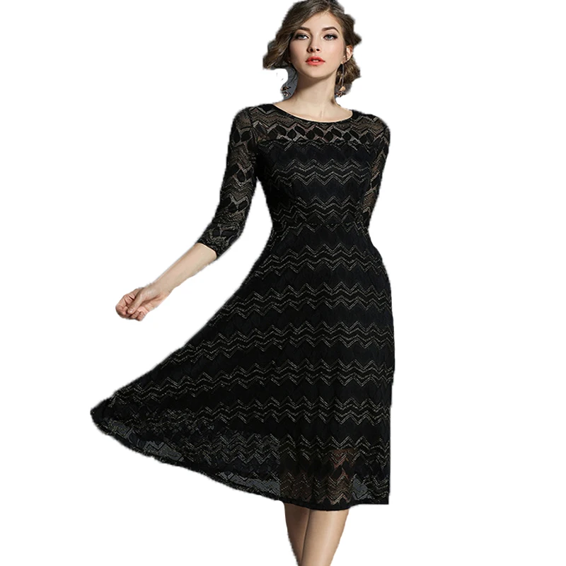 font b Robe b font font b Femme b font 2017 New Autumn Vintage Dress