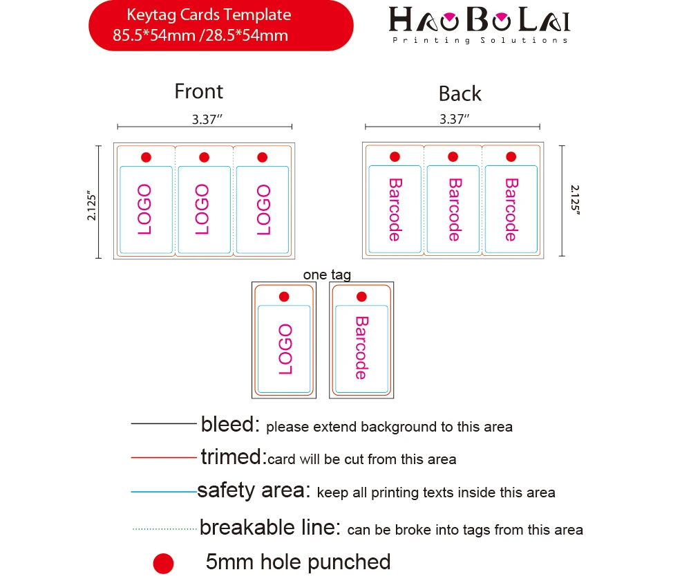 keytag template