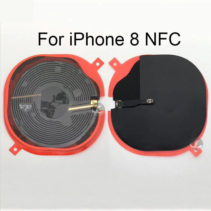 

NFC Wireless Charging For iPhone 8 8P X Plus Charge Panel Coil Sticker Charger Receiver IC Chip Module Flex Cable Test OK